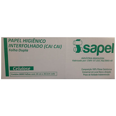 Papel Interfolhado Cai Cai Folha Dupla