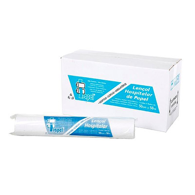 Lençol Hospitalar de Papel 50x50