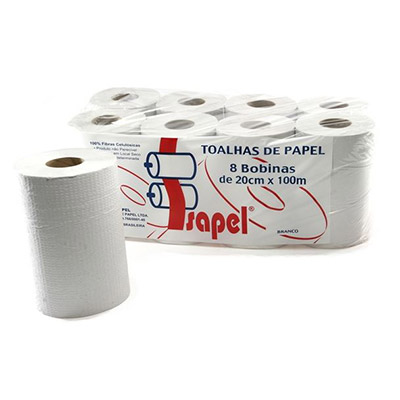 Papel Toalha Bobina Branca