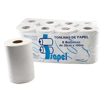 Papel Toalha Bobina Luxo